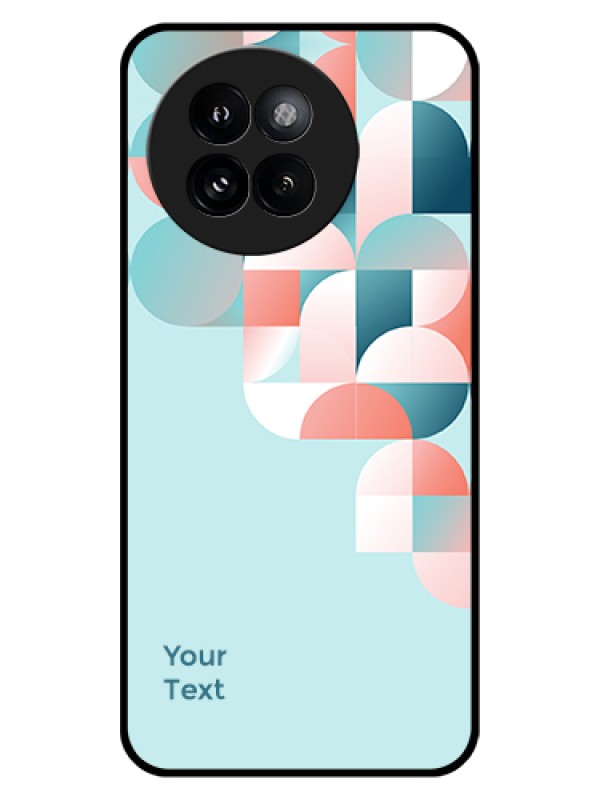Custom Xiaomi 14 Civi Custom Glass Phone Case - Stylish Semi - Circle Pattern Design