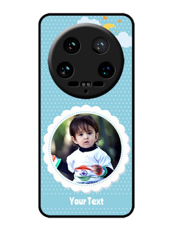 Custom Xiaomi 14 Ultra Custom Glass Phone Case - Violet Pattern Design