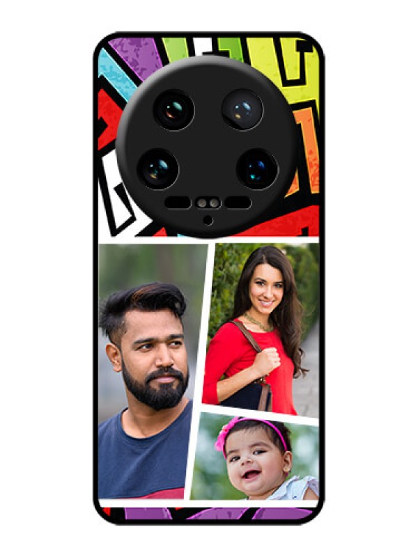 Custom Xiaomi 14 Ultra Custom Glass Phone Case - Graffiti Pattern Design