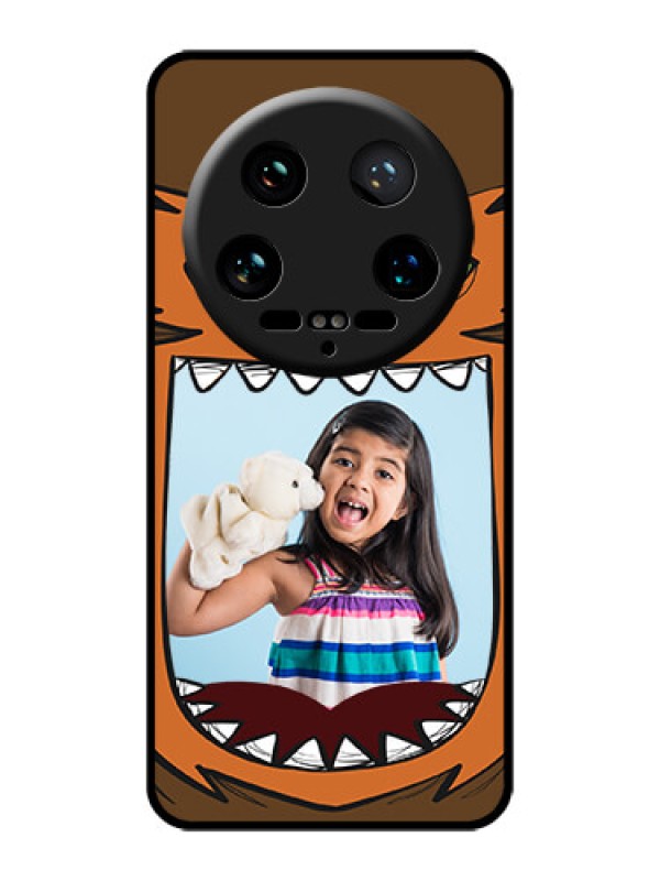 Custom Xiaomi 14 Ultra Custom Glass Phone Case - Owl Monster Back Case Design