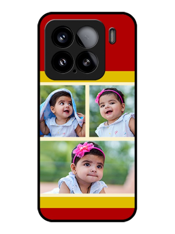 Custom Xiaomi 15 5G Custom Glass Phone Case - Multiple Pic Upload Design