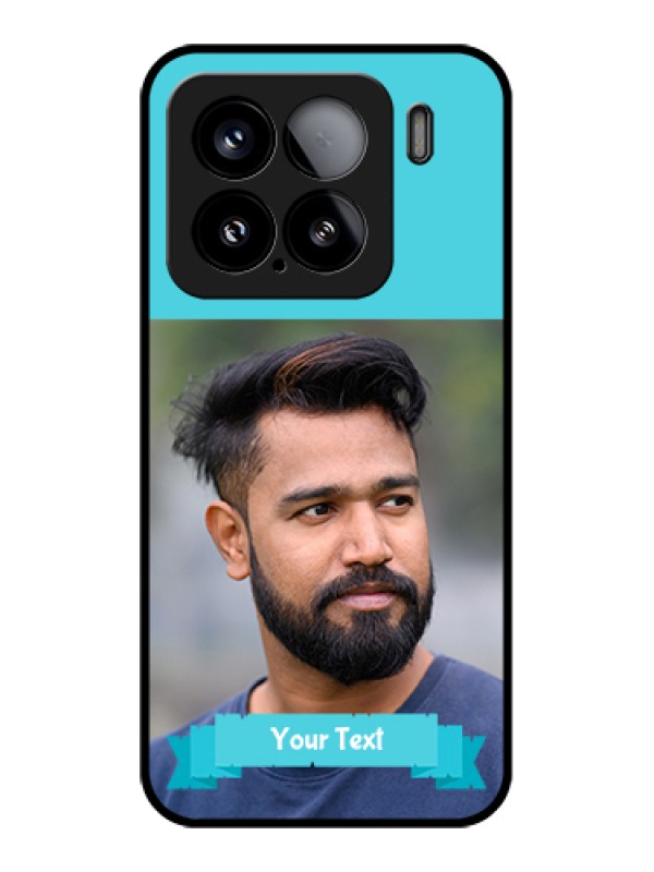 Custom Xiaomi 15 5G Custom Glass Phone Case - Blue Color Design