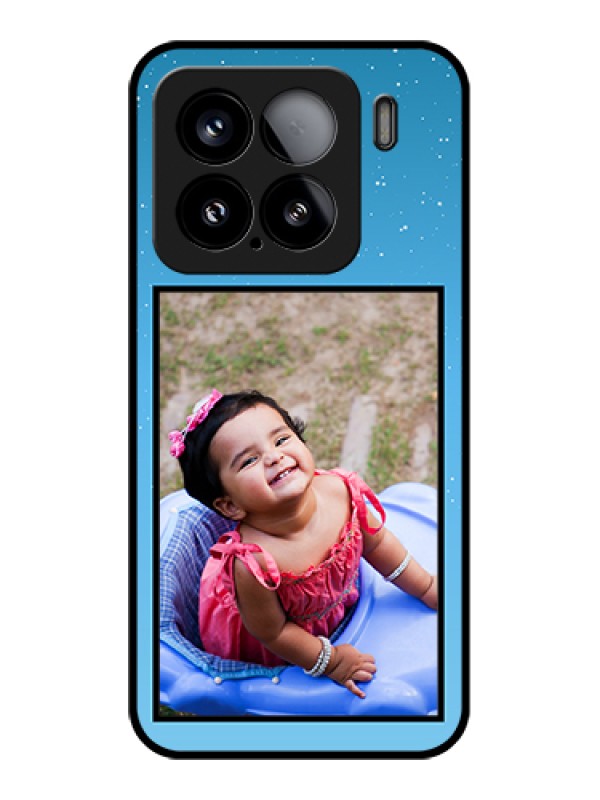 Custom Xiaomi 15 5G Custom Glass Phone Case - Wave Pattern Colorful Design