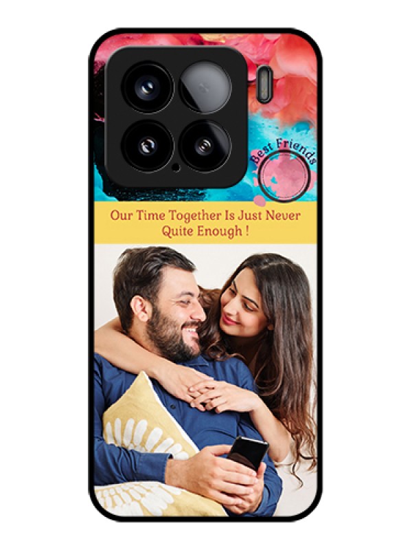 Custom Xiaomi 15 5G Custom Glass Phone Case - Quote With Acrylic Painting Design