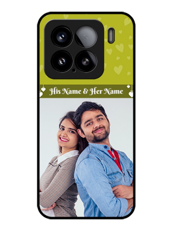 Custom Xiaomi 15 5G Custom Glass Phone Case - You & Me Heart Design
