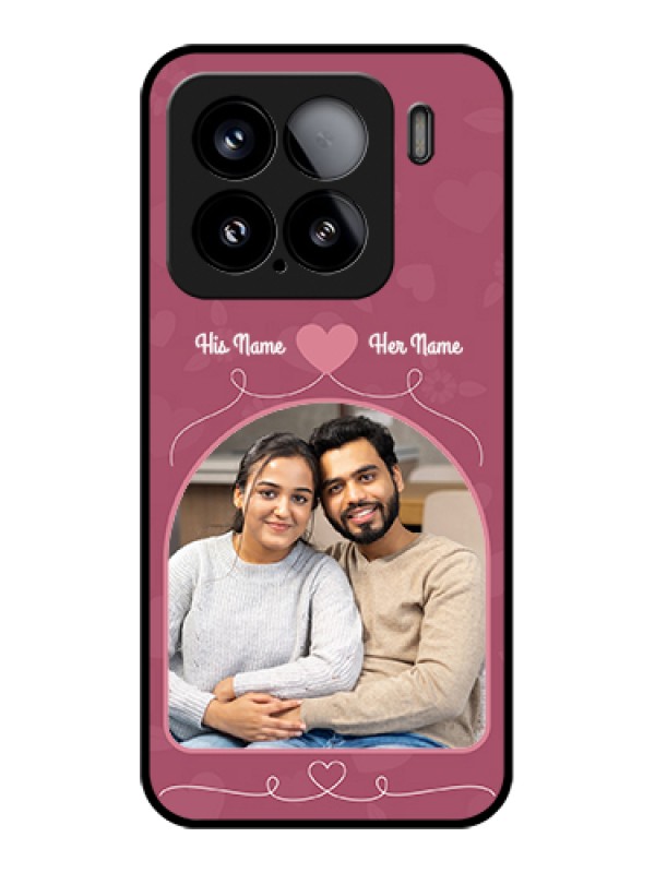 Custom Xiaomi 15 5G Custom Glass Phone Case - Love Floral Design