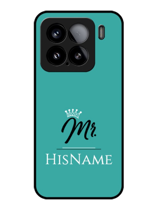 Custom Xiaomi 15 5G Custom Glass Phone Case - Mr With Name Design