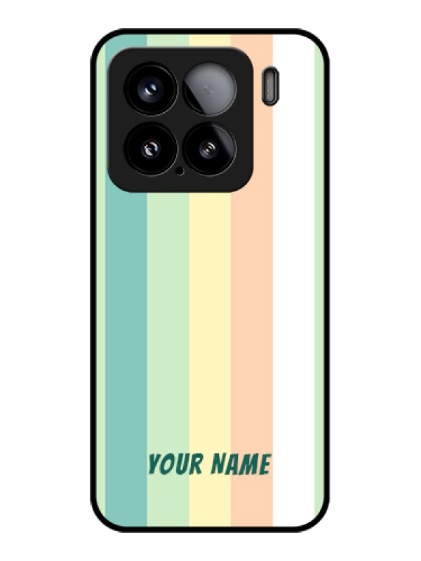 Custom Xiaomi 15 5G Custom Glass Phone Case - Multi - Colour Stripes Design