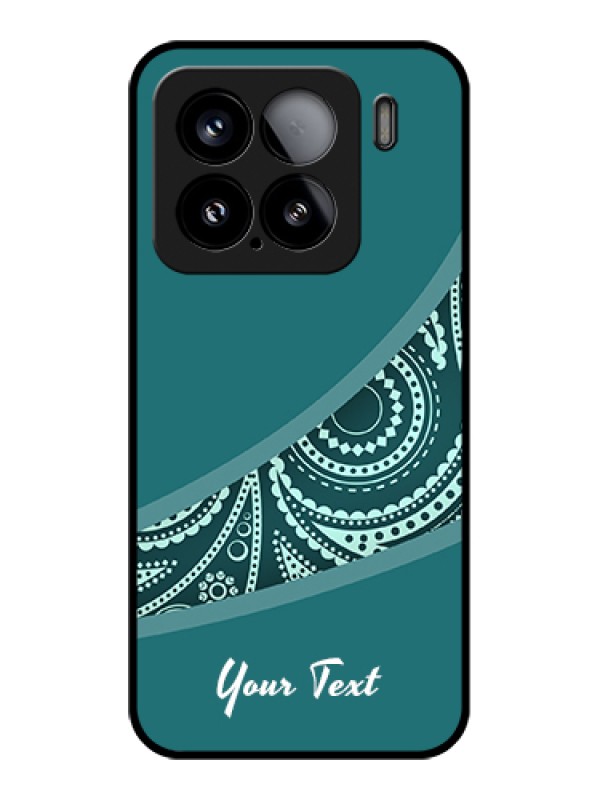 Custom Xiaomi 15 5G Custom Glass Phone Case - Semi Visible Floral Design