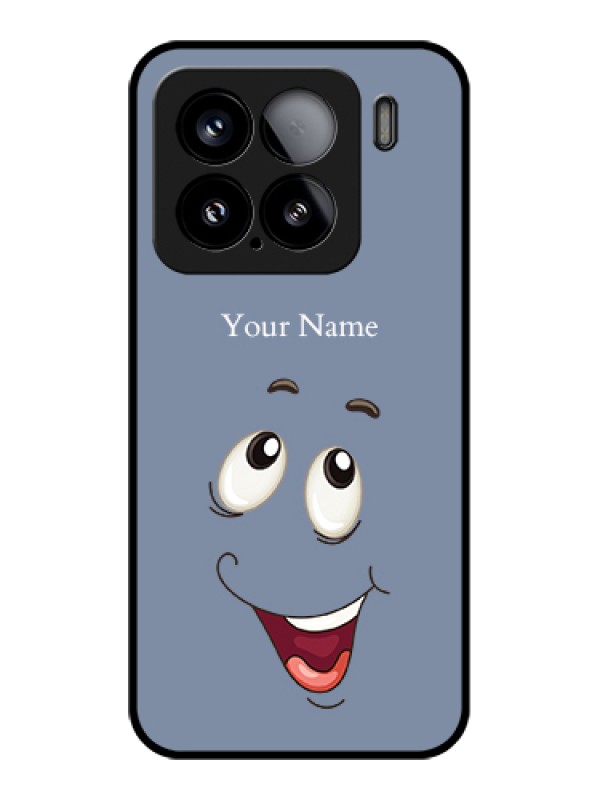 Custom Xiaomi 15 5G Custom Glass Phone Case - Laughing Cartoon Face Design