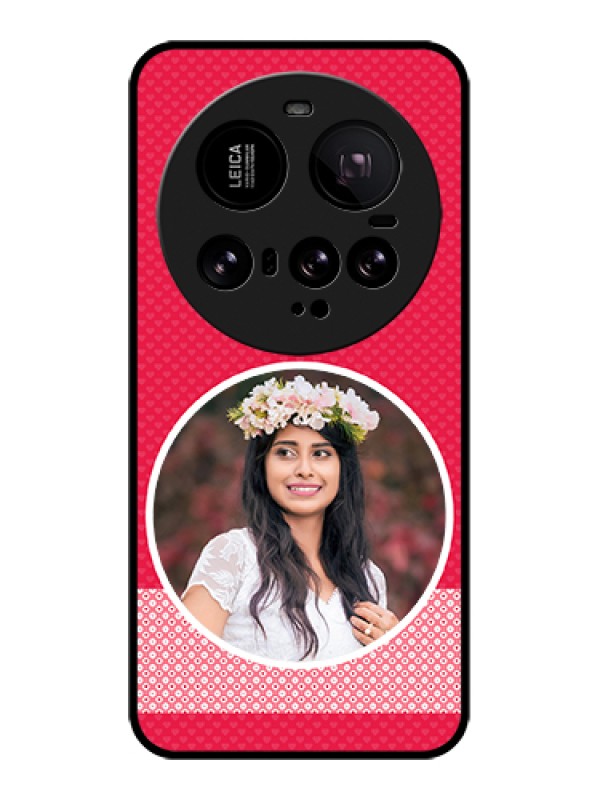 Custom Xiaomi 15 Ultra 5G Custom Glass Phone Case - Pink Color Pattern Design