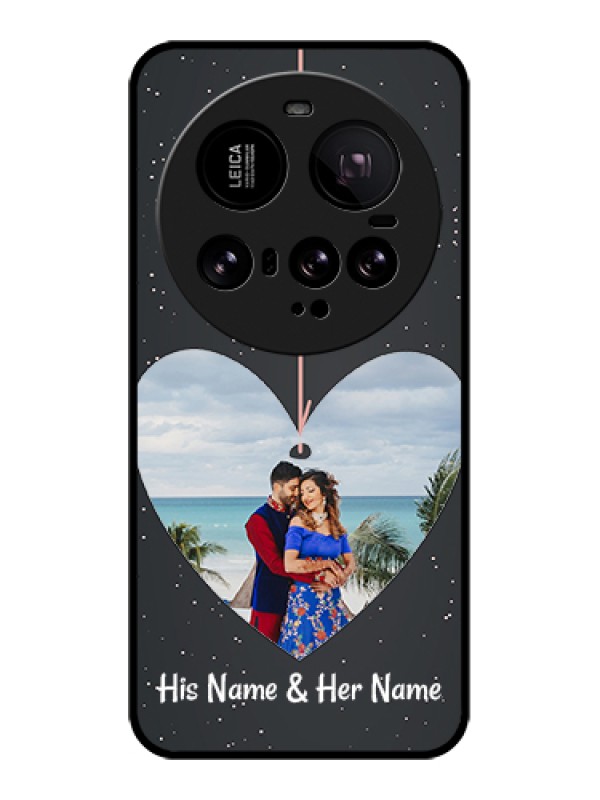 Custom Xiaomi 15 Ultra 5G Custom Glass Phone Case - Hanging Heart Design