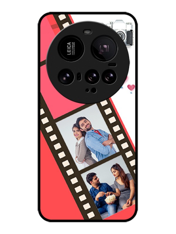 Custom Xiaomi 15 Ultra 5G Custom Glass Phone Case - 3 Image Holder With Film Reel