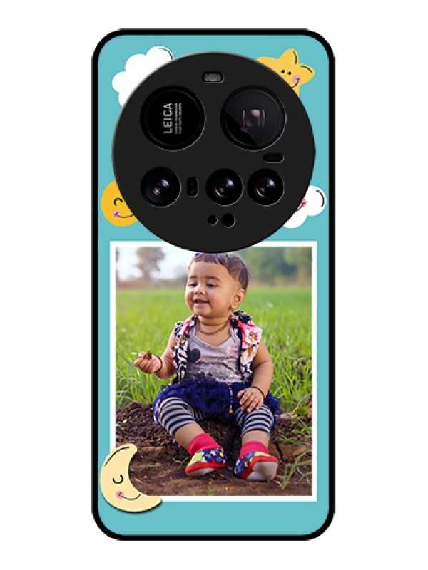 Custom Xiaomi 15 Ultra 5G Custom Glass Phone Case - Smiley Kids Stars Design