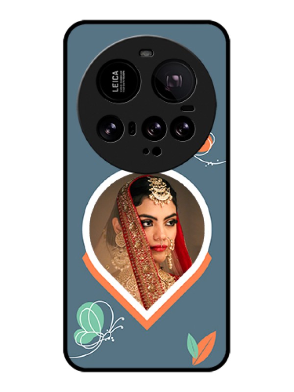 Custom Xiaomi 15 Ultra 5G Custom Glass Phone Case - Droplet Butterflies Design