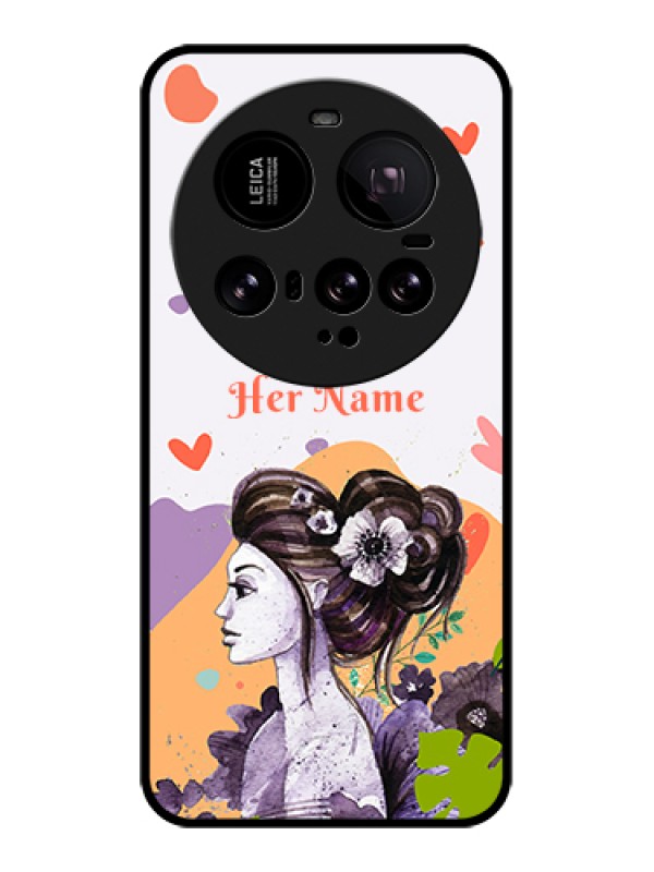 Custom Xiaomi 15 Ultra 5G Custom Glass Phone Case - Woman And Nature Design