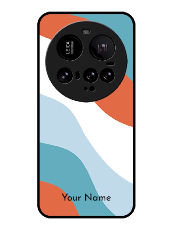 Custom Xiaomi 15 Ultra 5G Custom Glass Phone Case - Coloured Waves Design