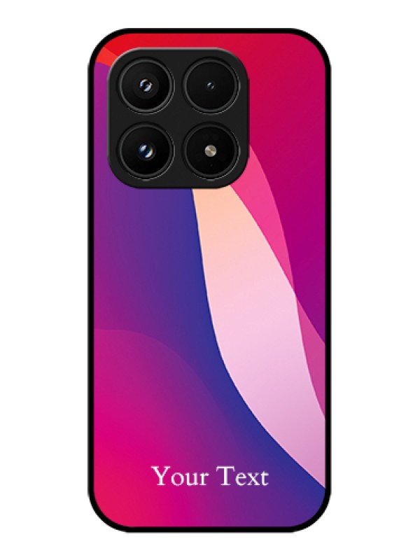 Custom Xiaomi 17 5G Custom Glass Phone Case - Digital Abstract Overlap Design