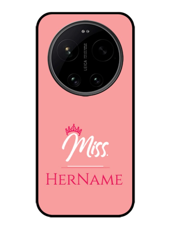 Custom Xiaomi 17 Ultra 5G Custom Glass Phone Case - Mrs With Name Design