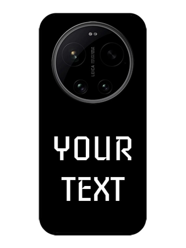 Custom Xiaomi 17 Ultra 5G Custom Glass Phone Case - Your Name Design
