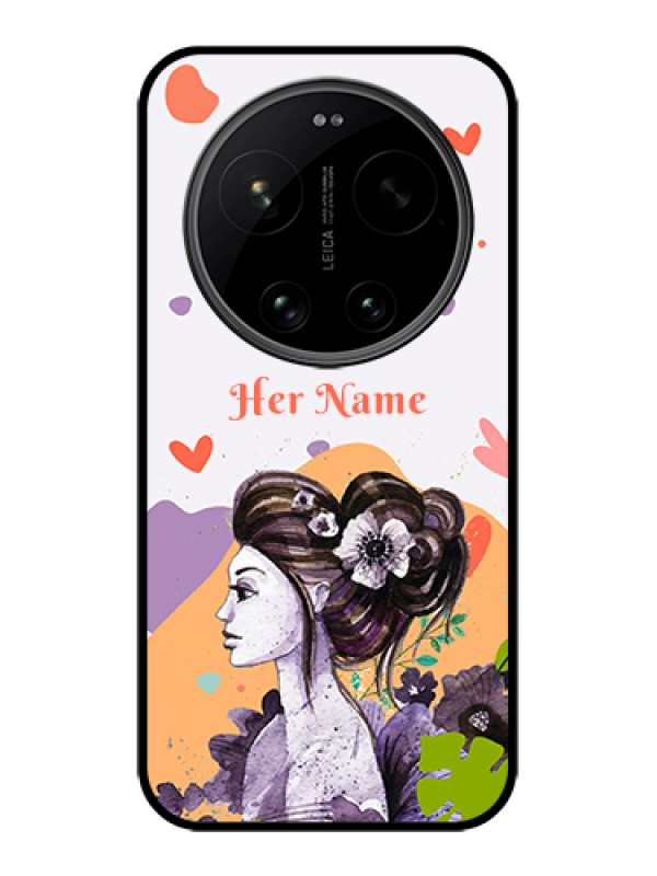 Custom Xiaomi 17 Ultra 5G Custom Glass Phone Case - Woman And Nature Design