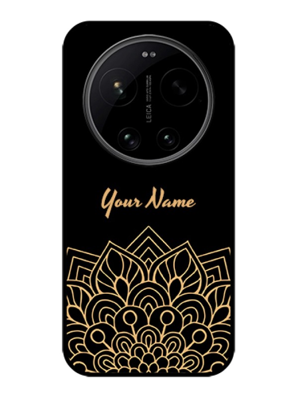 Custom Xiaomi 17 Ultra 5G Custom Glass Phone Case - Golden Mandala Design