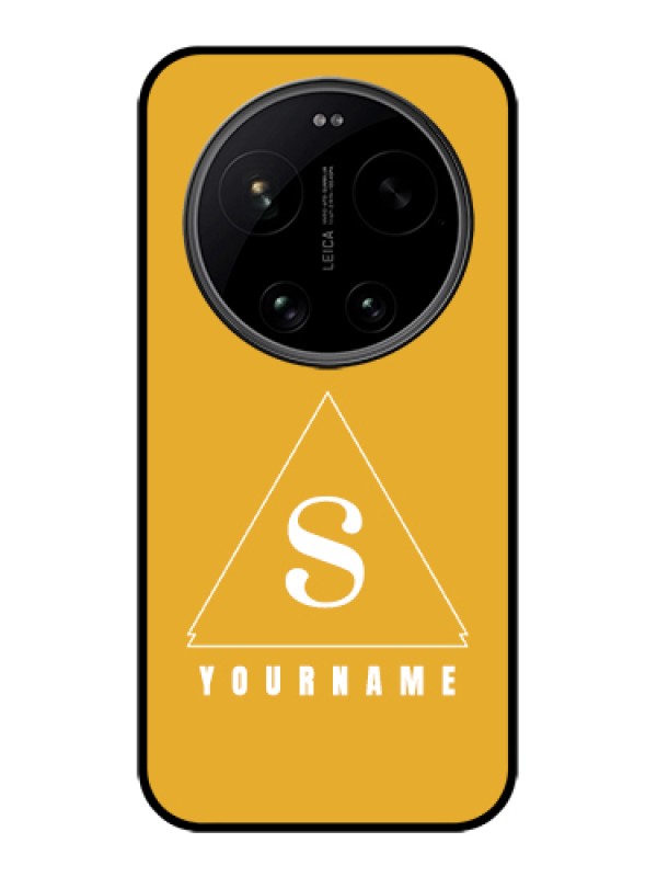Custom Xiaomi 17 Ultra 5G Custom Glass Phone Case - Simple Triangle Design