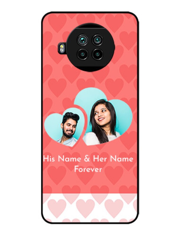 Custom Mi 10i 5G Personalized Glass Phone Case  - Couple Pic Upload Design