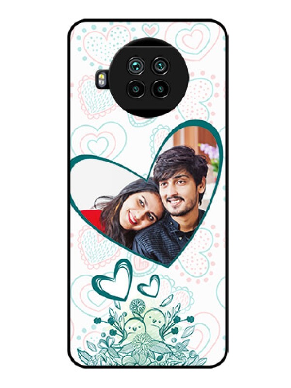 Custom Mi 10i 5G Photo Printing on Glass Case  - Premium Couple Design