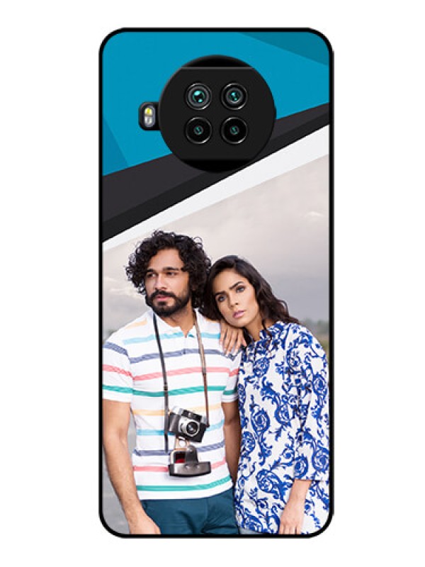 Custom Mi 10i 5G Photo Printing on Glass Case  - Simple Pattern Photo Upload Design