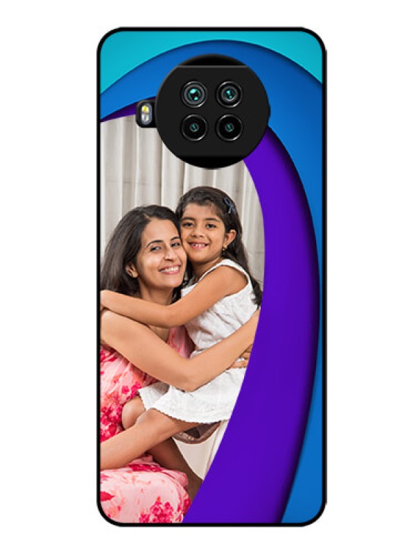 Custom Mi 10i 5G Photo Printing on Glass Case  - Simple Pattern Design