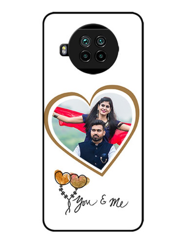 Custom Mi 10i 5G Custom Glass Mobile Case  - You & Me Design