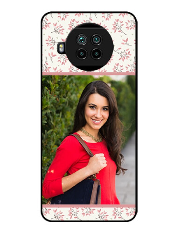 Custom Mi 10i 5G Custom Glass Phone Case  - Premium Floral Design