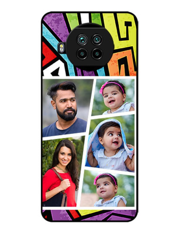 Custom Mi 10i 5G Custom Glass Phone Case  - Graffiti pattern Design