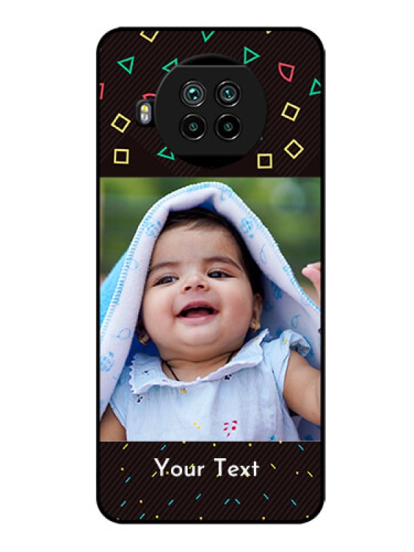 Custom Mi 10i 5G Custom Glass Phone Case  - with confetti birthday design