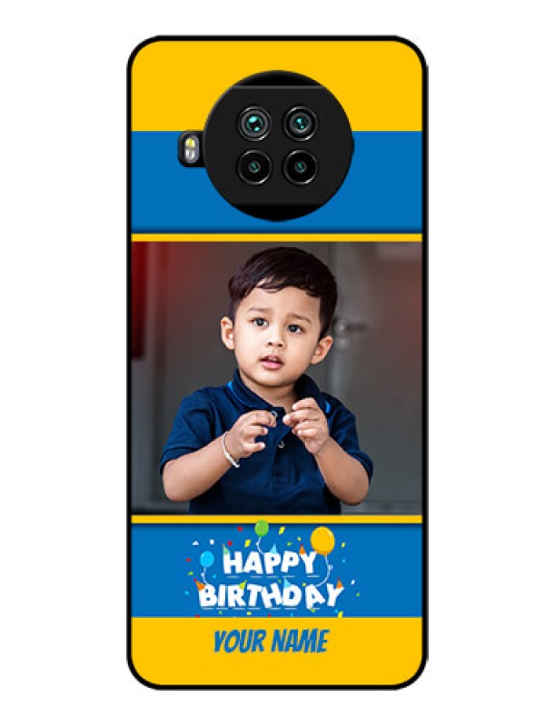 Custom Mi 10i 5G Custom Glass Mobile Case  - Birthday Wishes Design