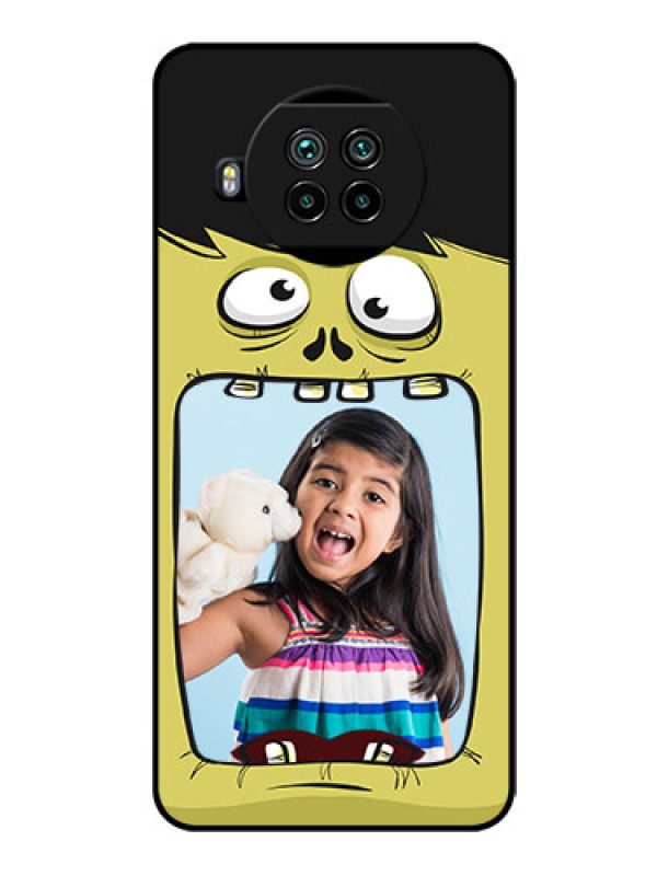 Custom Mi 10i 5G Personalized Glass Phone Case  - Cartoon monster back case Design