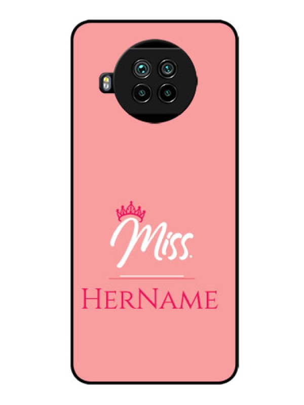 Custom Mi 10i 5G Custom Glass Phone Case Mrs with Name