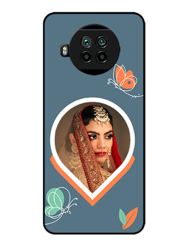 Custom Xiaomi Mi 10I 5G Custom Glass Mobile Case - Droplet Butterflies Design
