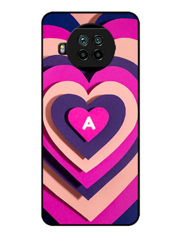 Custom Xiaomi Mi 10I 5G Custom Glass Mobile Case - Cute Heart Pattern Design