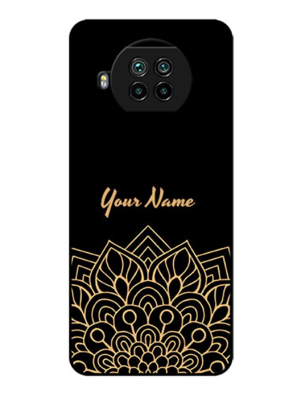 Custom Xiaomi Mi 10I 5G Custom Glass Phone Case - Golden mandala Design