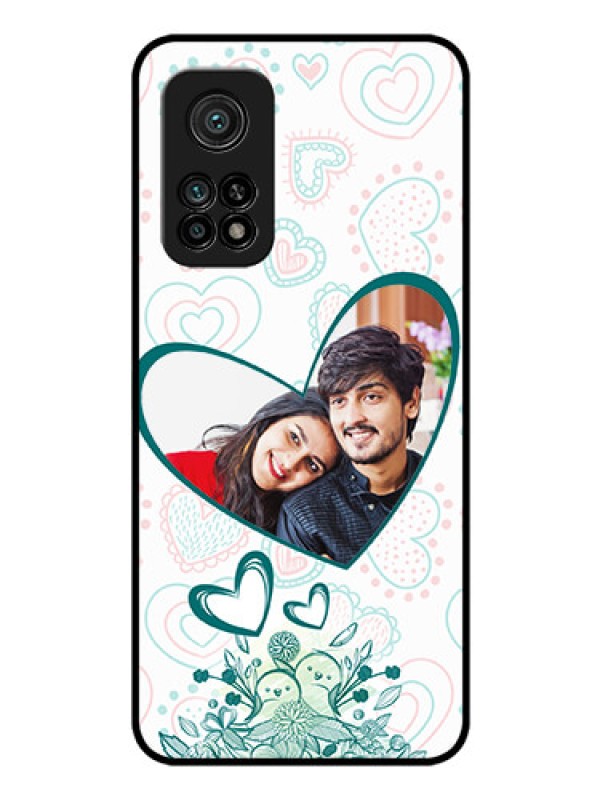 Custom Mi 10T Pro Photo Printing on Glass Case - Premium Couple Design