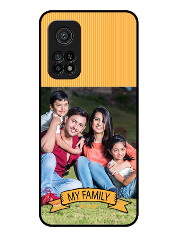 Custom Mi 10T Pro Custom Glass Phone Case - My Family Design