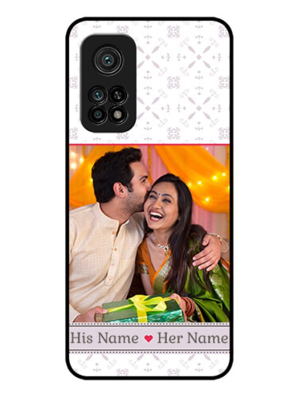 Custom Mi 10T Pro Custom Glass Mobile Case - with Photo and Ethnic Design