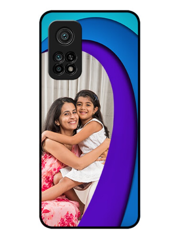 Custom Mi 10T Photo Printing on Glass Case - Simple Pattern Design
