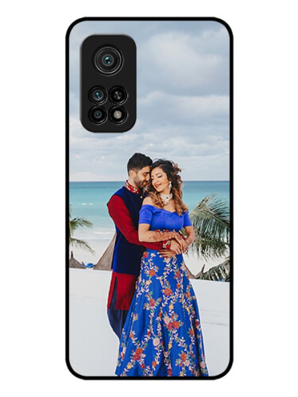Custom Mi 10T Photo Printing on Glass Case - Upload Full Picture Design