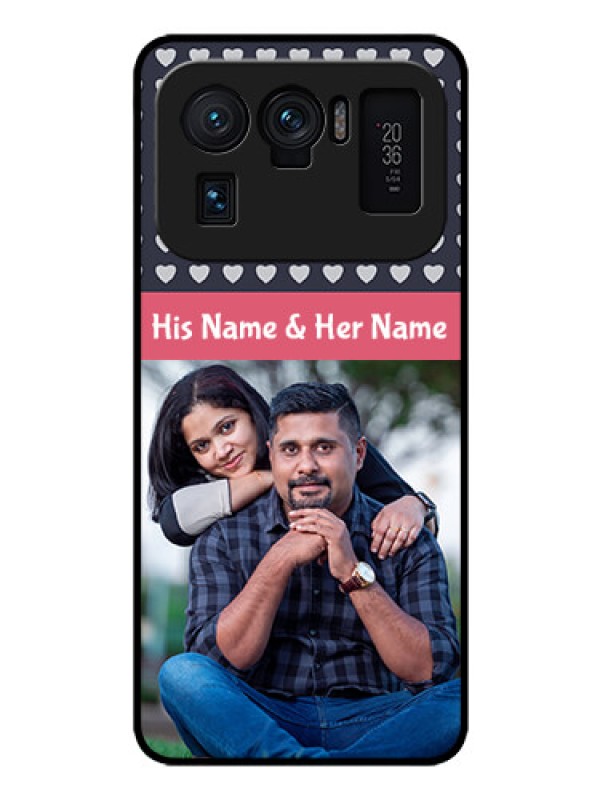 Custom Mi 11 Ultra 5G Custom Glass Mobile Case - Love Symbols Design