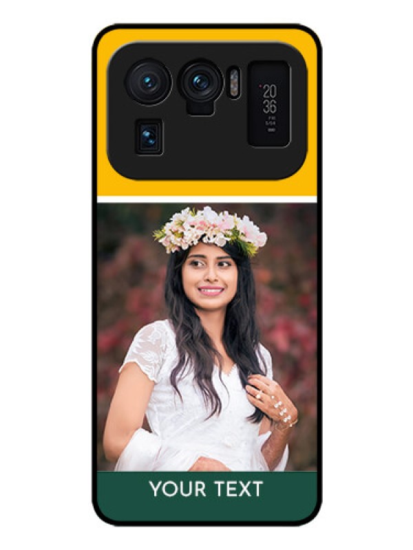 Custom Mi 11 Ultra 5G Photo Printing on Glass Case - Love You Design
