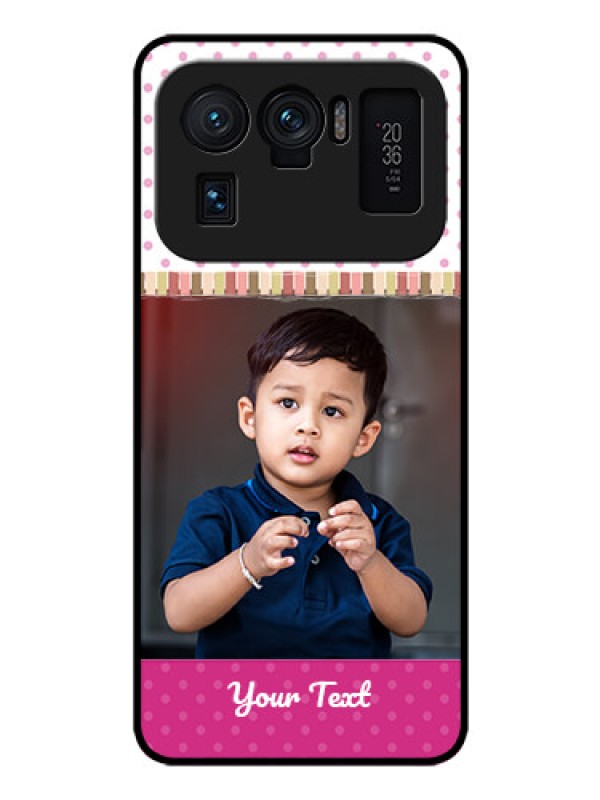 Custom Mi 11 Ultra 5G Photo Printing on Glass Case - Cute Girls Cover Design