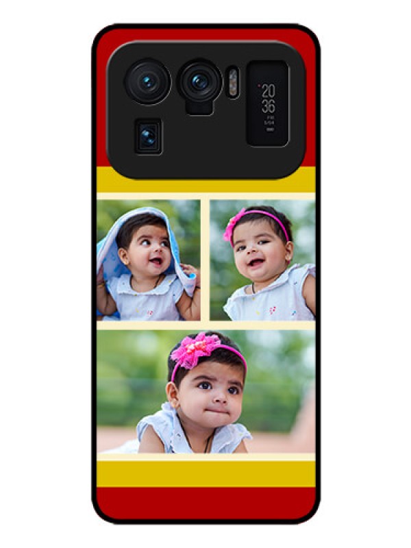 Custom Mi 11 Ultra 5G Custom Glass Mobile Case - Multiple Pic Upload Design